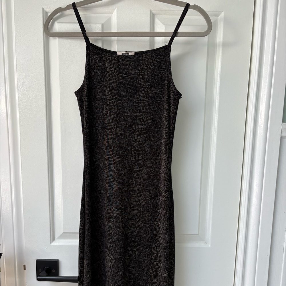 Vintage Smart Set Animal Print Midi Dress